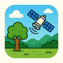 icon_nature_satellite_cartoon icon preview