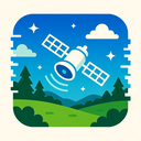 icon_nature_satellite_digital_glitch icon preview