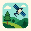 icon_nature_satellite_geometric icon preview