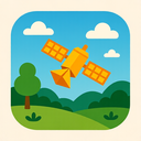 icon_nature_satellite_origami icon preview
