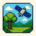 icon_nature_satellite_pixel_art icon preview