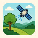 icon_nature_satellite_thin icon preview