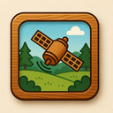 icon_nature_satellite_wooden icon preview