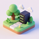 icon_nature_server_3d_isometric icon preview