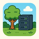icon_nature_server_cartoon icon preview