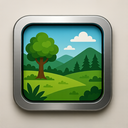 icon_nature_server_metallic icon preview