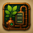 icon_nature_server_steampunk icon preview