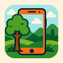 icon_nature_smartphone_bold icon preview
