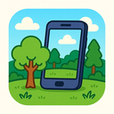 icon_nature_smartphone_cartoon icon preview