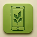 icon_nature_smartphone_embossed icon preview
