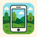 icon_nature_smartphone_filled icon preview