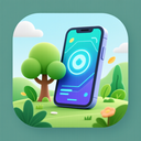 icon_nature_smartphone_futuristic icon preview