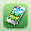 icon_nature_smartphone_metallic icon preview