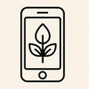 icon_nature_smartphone_minimal_outline icon preview