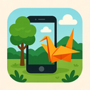 icon_nature_smartphone_origami icon preview