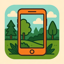 icon_nature_smartphone_retro icon preview
