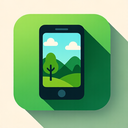 icon_nature_smartphone_shadow_effect icon preview