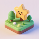 icon_nature_star_3d_isometric icon preview