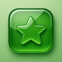 icon_nature_star_glassy icon preview