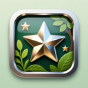icon_nature_star_metallic icon preview