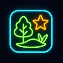 icon_nature_star_neon icon preview