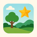 icon_nature_star_simplified icon preview