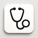 icon_nature_stethoscope_monochrome icon preview