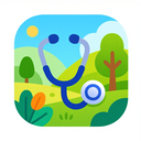 icon_nature_stethoscope_vibrant_colors icon preview