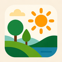 icon_nature_sun_abstract icon preview