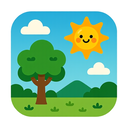 icon_nature_sun_cartoon icon preview