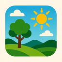 icon_nature_sun_dynamic icon preview