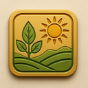 icon_nature_sun_embossed icon preview