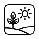icon_nature_sun_monochrome icon preview