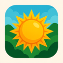icon_nature_sun_sharp_edges icon preview