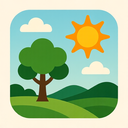 icon_nature_sun_technical icon preview