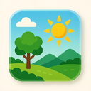 icon_nature_sun_transparent icon preview