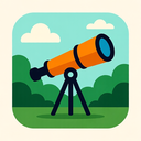 icon_nature_telescope_abstract icon preview