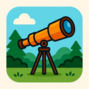 icon_nature_telescope_bold icon preview