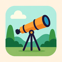icon_nature_telescope_flat_pastel icon preview
