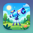 icon_nature_telescope_futuristic icon preview