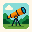 icon_nature_telescope_geometric icon preview