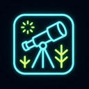icon_nature_telescope_neon icon preview