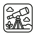 icon_nature_telescope_outline icon preview