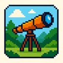 icon_nature_telescope_pixel_art icon preview