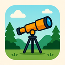icon_nature_telescope_symmetrical icon preview