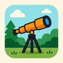 icon_nature_telescope_thin icon preview