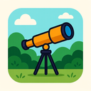 icon_nature_telescope_vector icon preview