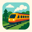 icon_nature_train_flat_design icon preview