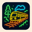icon_nature_train_neon icon preview