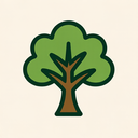 icon_nature_tree_asymmetrical icon preview